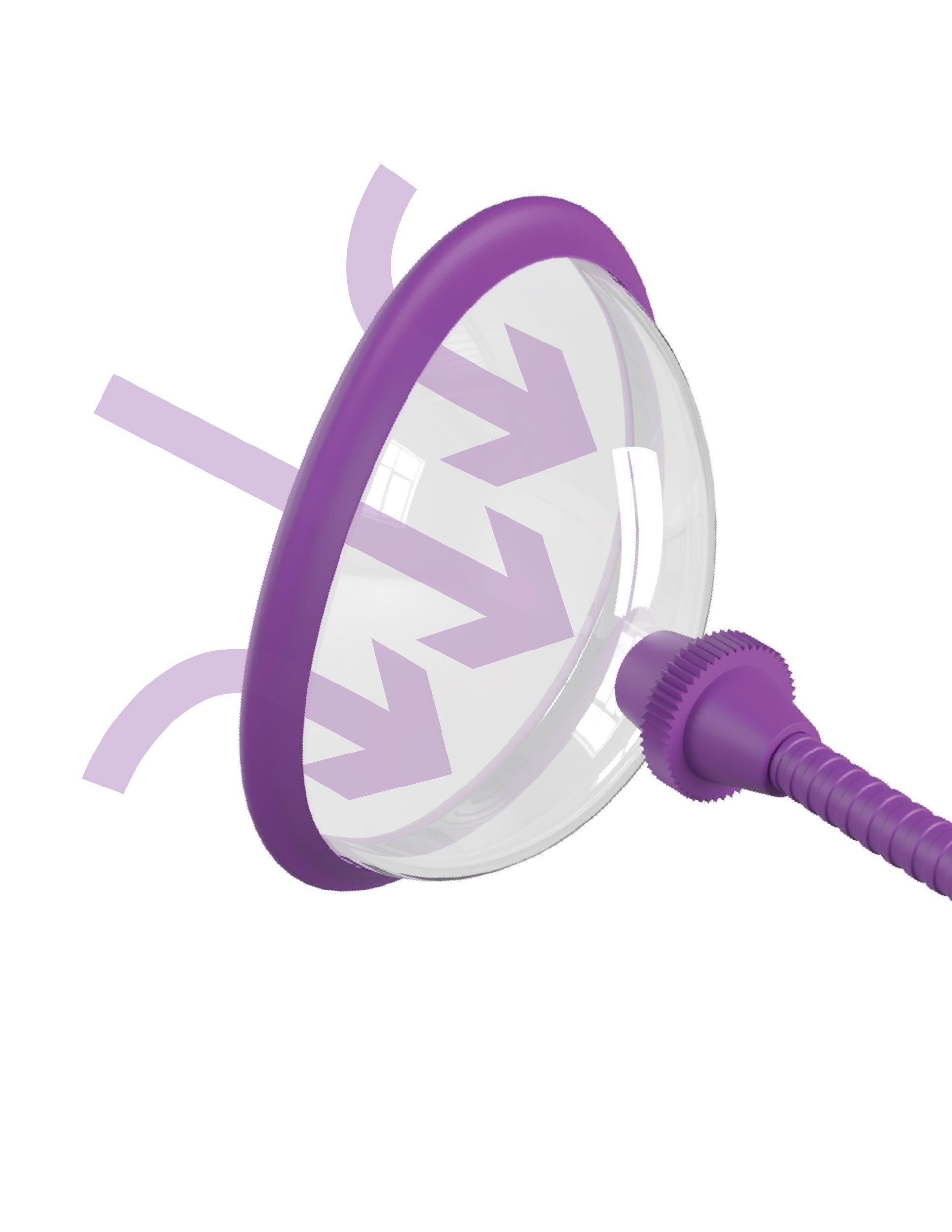 Fantasy For Her Manual Clitoral Pleasure Pump In Purple PUMPS