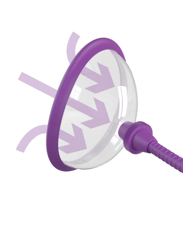 Fantasy For Her Manual Clitoral Pleasure Pump In Purple PUMPS