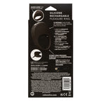 CalExotics Silicone Pleasure Ring Black with 12 Intense Vibration Functions Waterproof > Cock Ring > Vibrating
