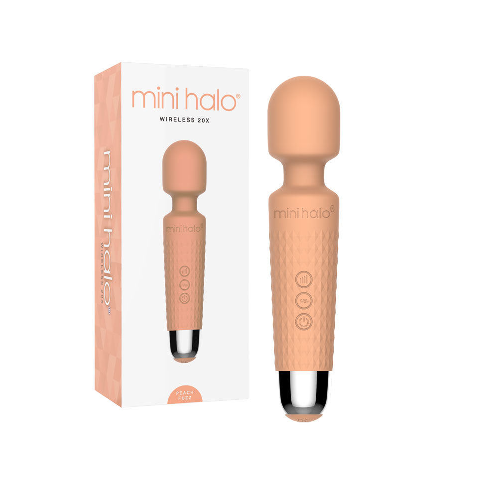 Mini Halo Peach Fuzz Wireless Wand Massager Rechargeable > Sex Toys > Mini Massagers