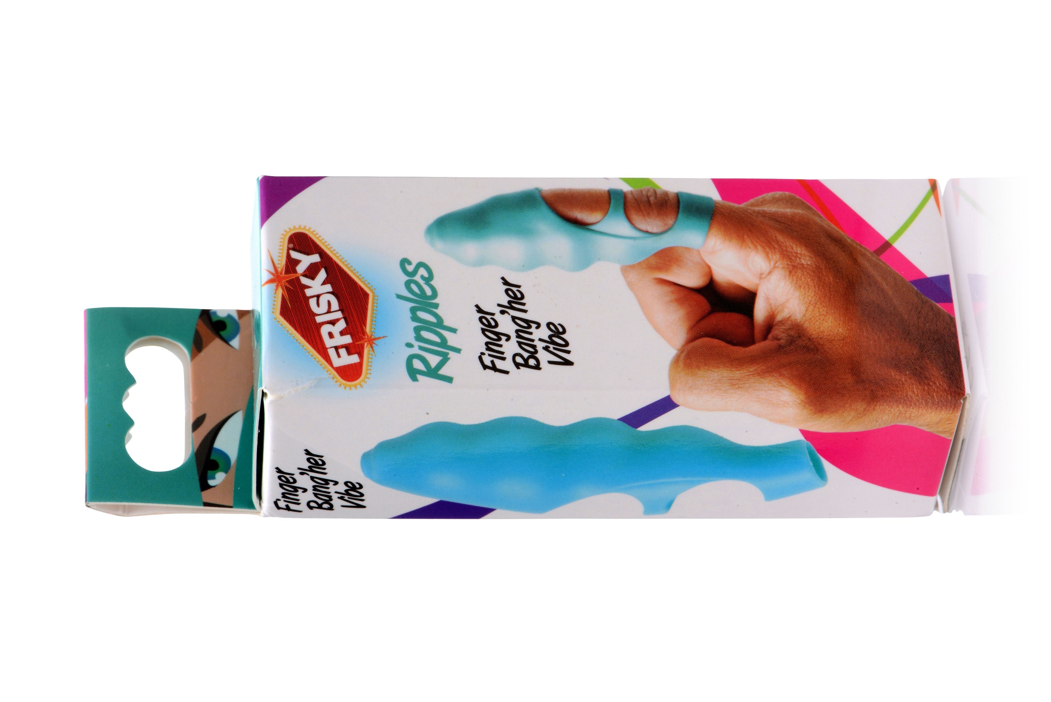 Ripples Finger Bang-Her Teal Vibrator Discreet Adult Toy BULLETS