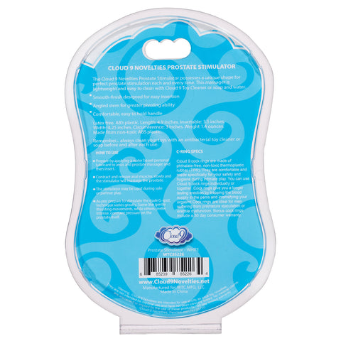 Cloud 9 Prostate Stimulator Kit with Comfort Rings White Prostate Tools