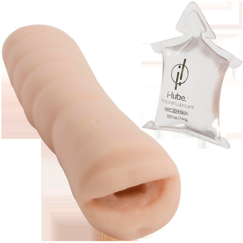 Quickies To Go Ultraskyn White Flesh – Masturbator Sleeve Strokers - Manual