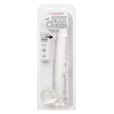 Size Queen 12 Inch Realistic Dildo Clear Large Thick Dong Dongs Big