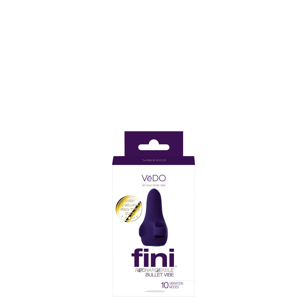 Fini Bullet Vibrator Pink with 10 Vibration Modes Purple > Vibrators > Finger Vibrators