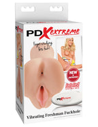Pipedream Extreme Freshman (Fanta Flesh) – Vibrating Pussy Sleeve > Sex Toys For Men > Masturbators > Vibrating