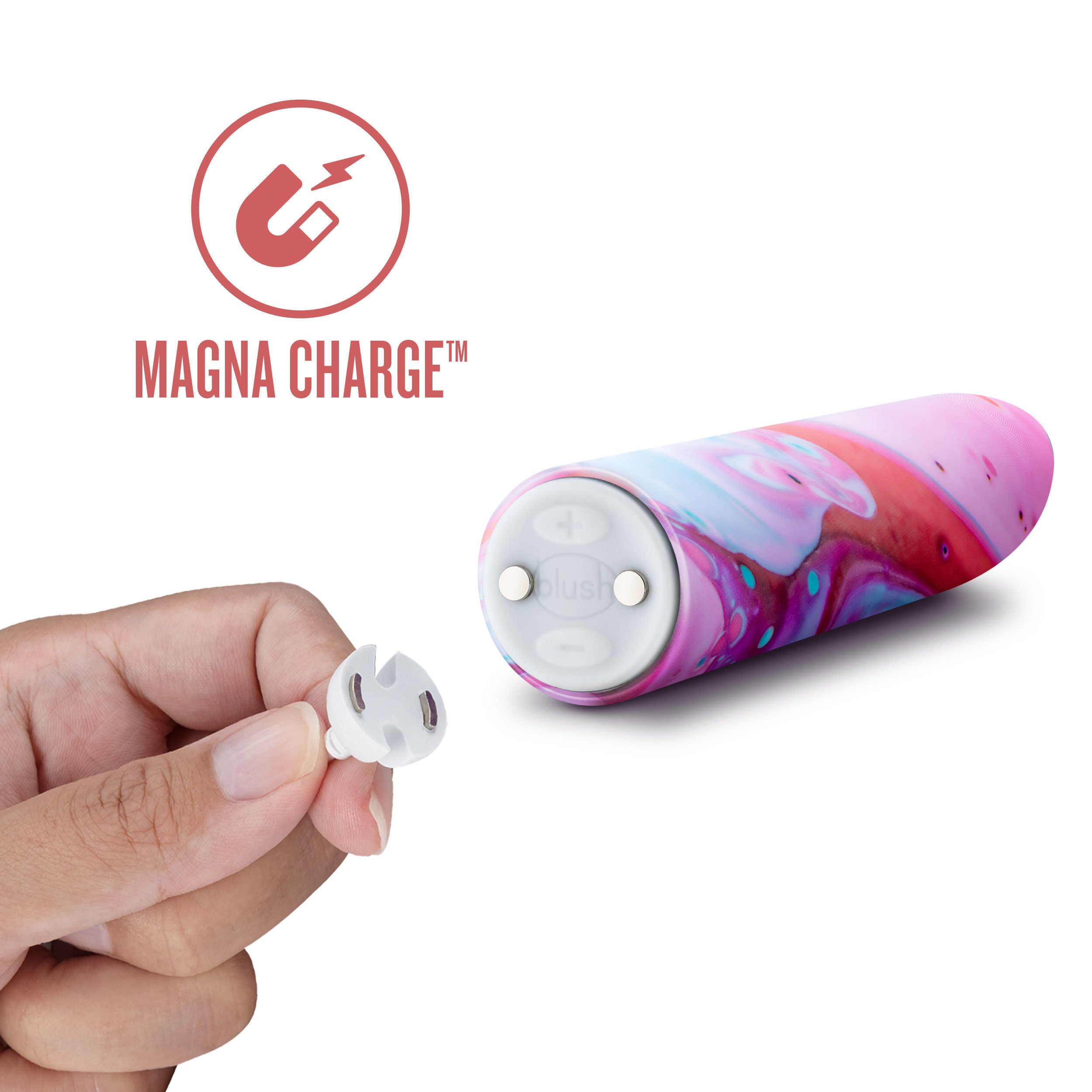 Limited Addiction Fascinate Power Vibe Wireless Vibrator Peach BULLETS