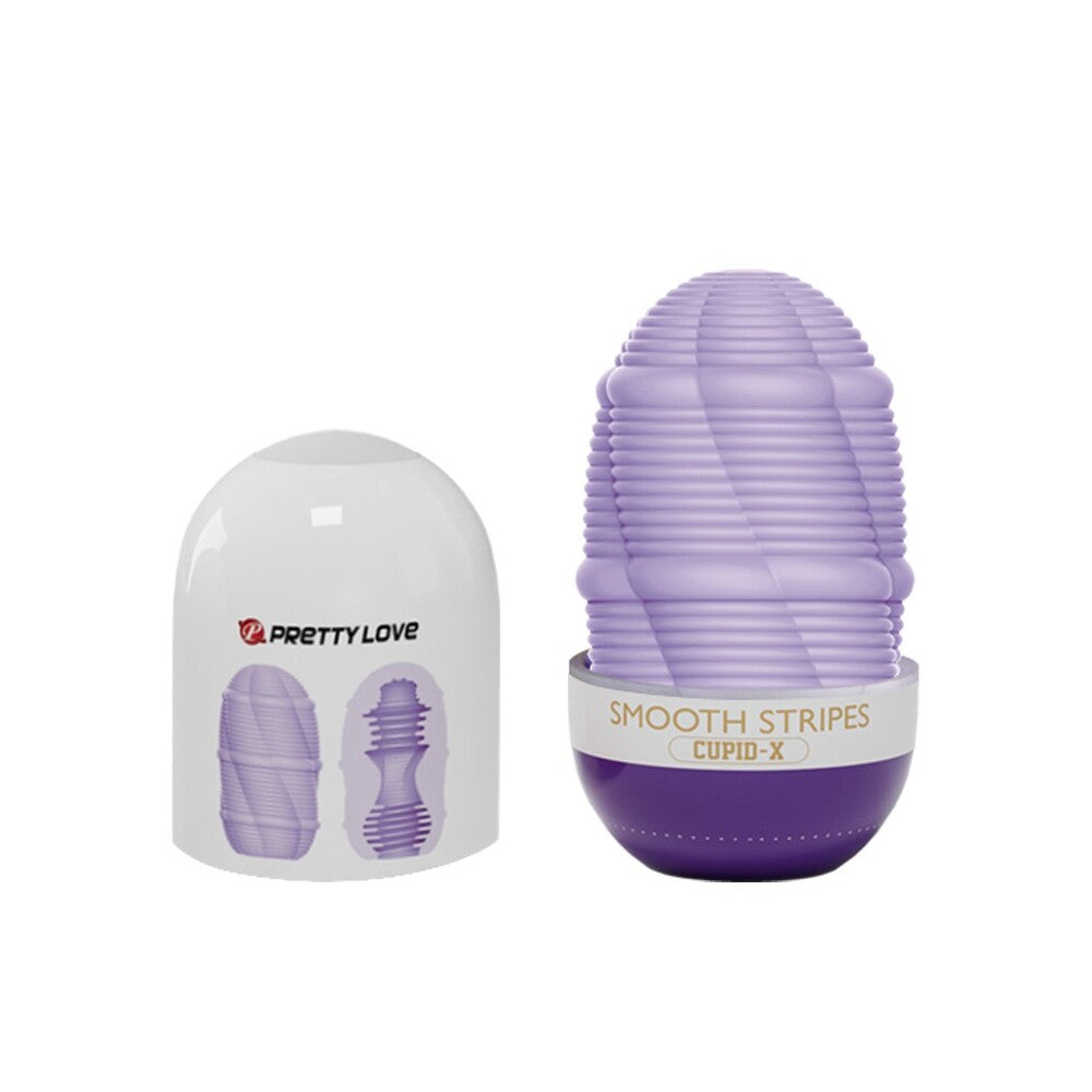 Pretty Love Cupid X Smooth Stripes Male Masturbator Pro Strokers - Manual