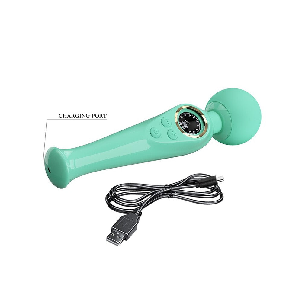 Pretty Love Skyler Wand with LED Display – Compact Powerful Wand Vibrator > Sex Toys > Massage Wands