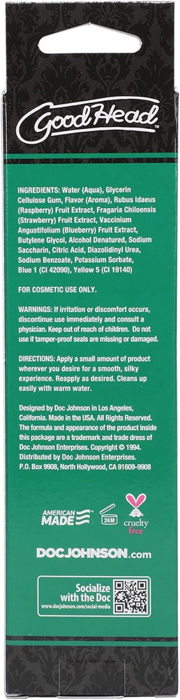 Good Head Oral Delight (Green Apple) – Oral Sex Enhancer Gel 4 oz > Lube > Oral Gels & Sprays