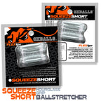 Squeeze Short (Black) – Rubber Ballstretcher Clear > Sex Toys For Men > Ball Stretchers