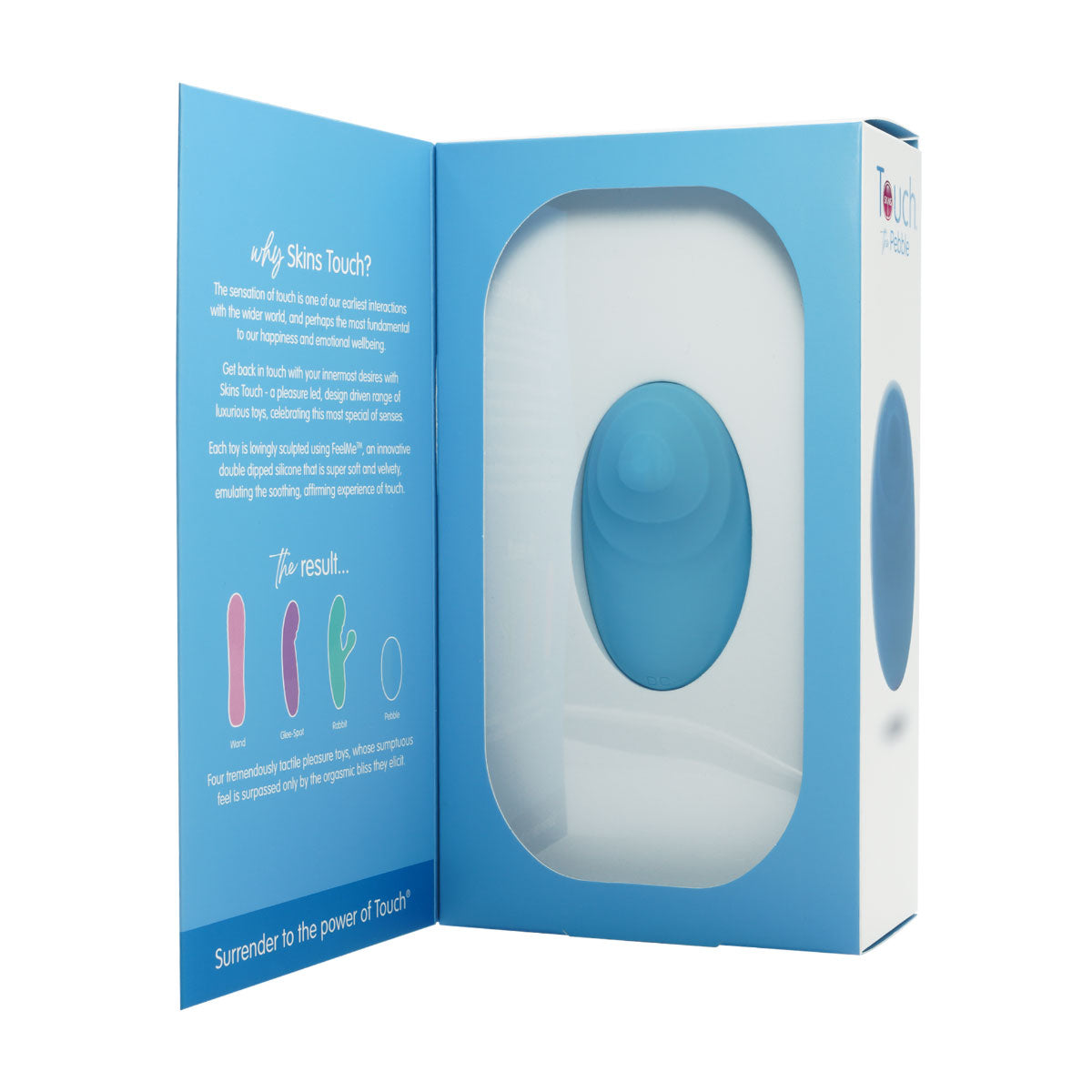 Skins Touch The Pebble 85mm Clitoral Stimulator Toy BULLETS