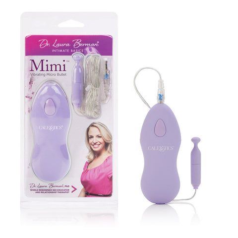 Dr Laura Berman Mini Vibrating Micro Bullet Clitoral Toy Purple BULLETS