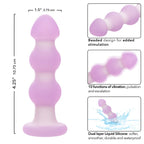 CalExotics Lavender Haze Beaded Anal Probe 4.25 Inch Textured Silicone Probe > Anal Range > Anal Beads
