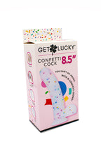 Get Lucky Confetti Bendable Dildo 8.5 Inch Silicone Toy > Dildos > Realistic Dildos