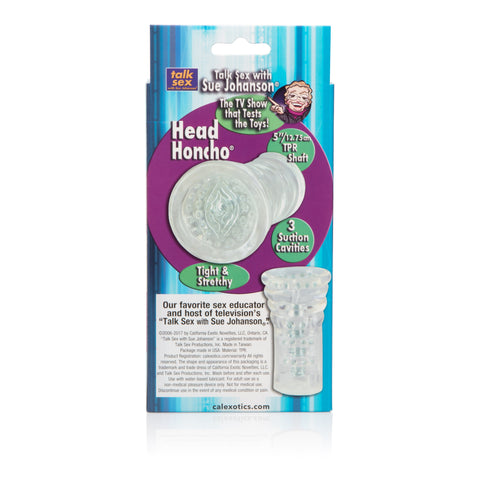 Sue Johanson Head Honcho Male Masturbator with Suction Chambers Strokers - Manual