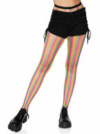 Leg Avenue Neon Rainbow Striped Fishnet Tights One Size > Clothes > Hosiery > Pantyhose & Tights