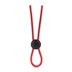 Stay Hard Silicone Loop Cock Ring in Red Red > Cock Ring > Adjustable