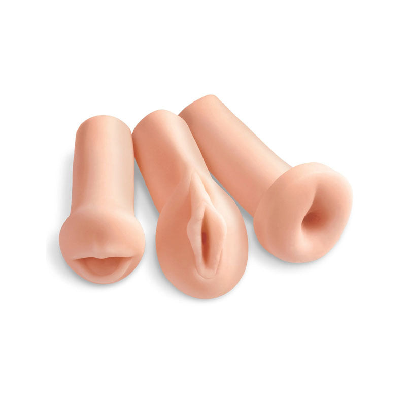 Pipedream Extreme Toyz All 3 Holes Masturbators > Sex Toys For Men > Masturbators > Manual
