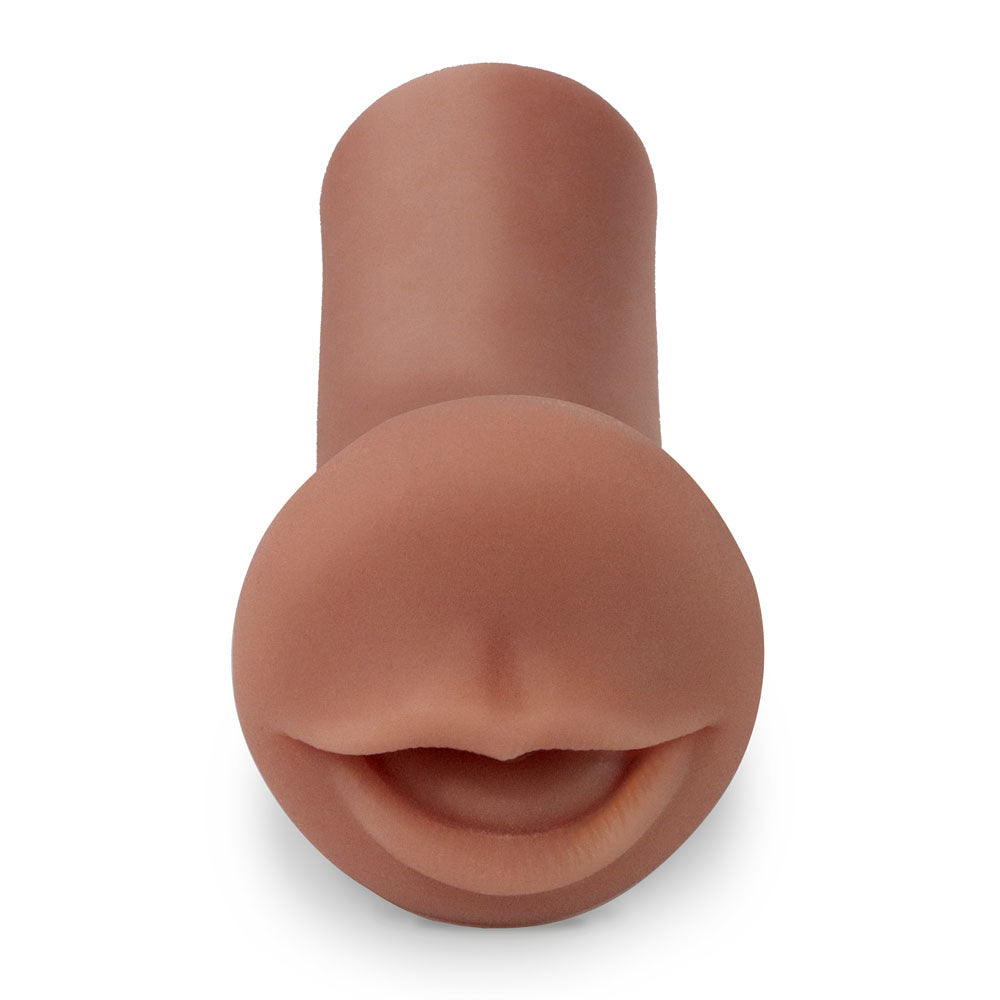 Pipedream Extreme Toyz Coed Cocksucker Brown Mouth Stroker Strokers - Manual