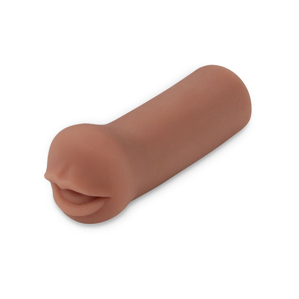 Pipedream Extreme Toyz Coed Cocksucker Brown Mouth Stroker > Sex Toys For Men > Masturbators > Manual