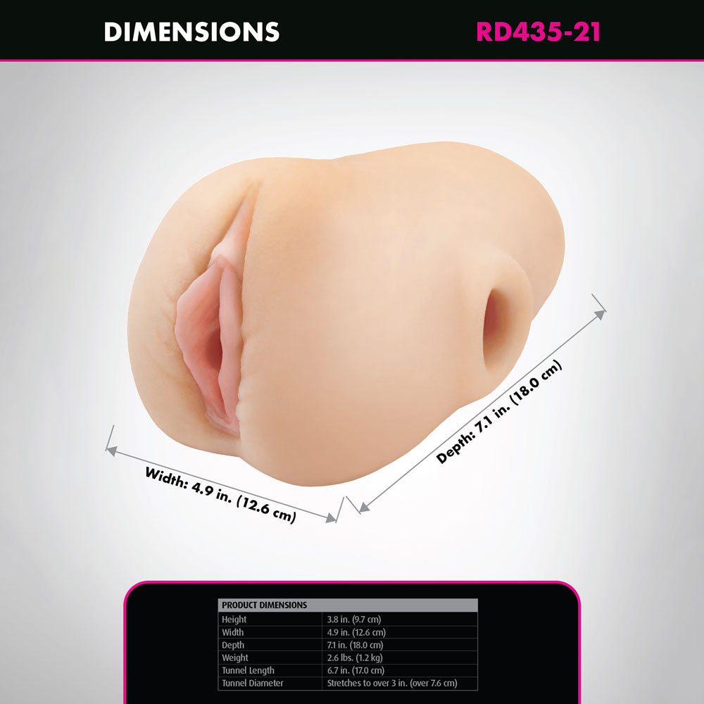 Pdx Plus Light Squeeze-Core Pussy Pounder Male Stroker Toy > Sex Toys For Men > Masturbators > Manual