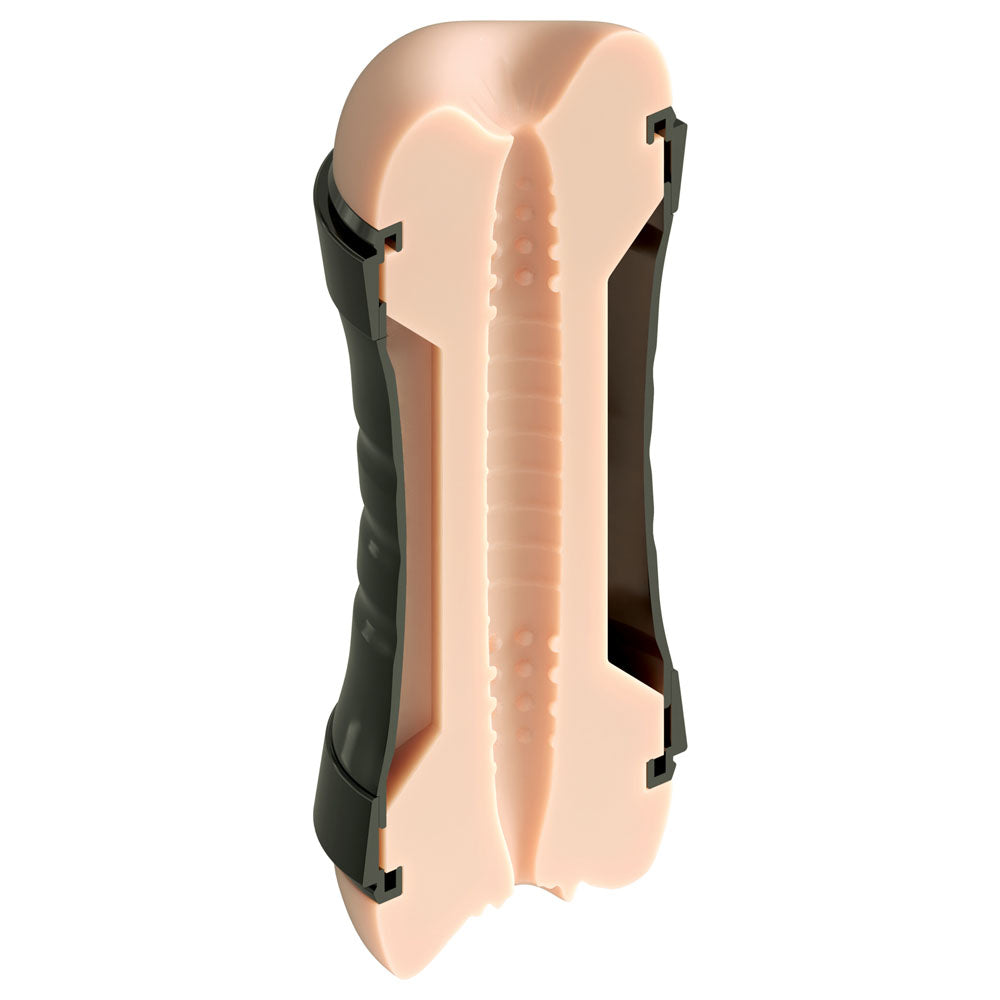 Pdx Wet Pussies Super Flip A Pussy Over Dual Ended Stroker Vagina And Ass > Sex Toys For Men > Masturbators > Manual