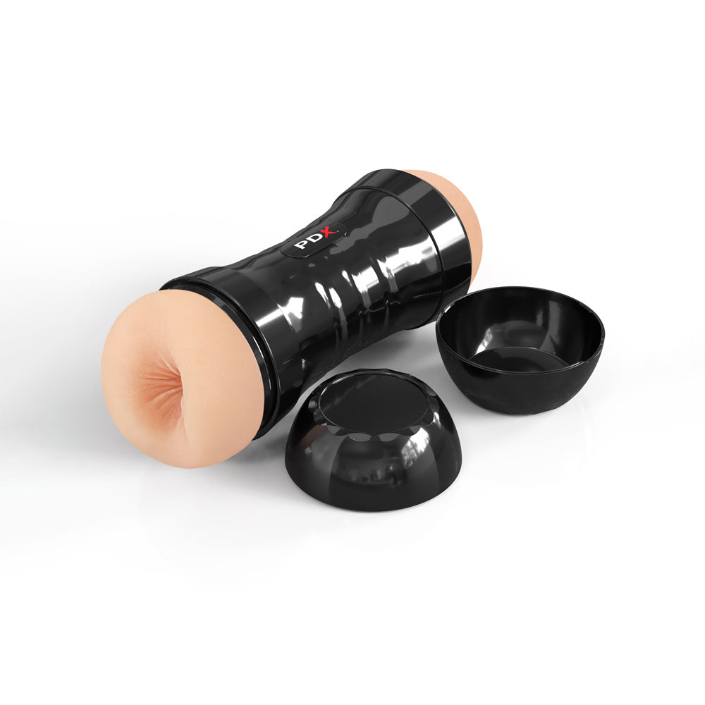Pdx Wet Pussies Super Flip A Pussy Over Dual Ended Stroker Vagina And Ass > Sex Toys For Men > Masturbators > Manual