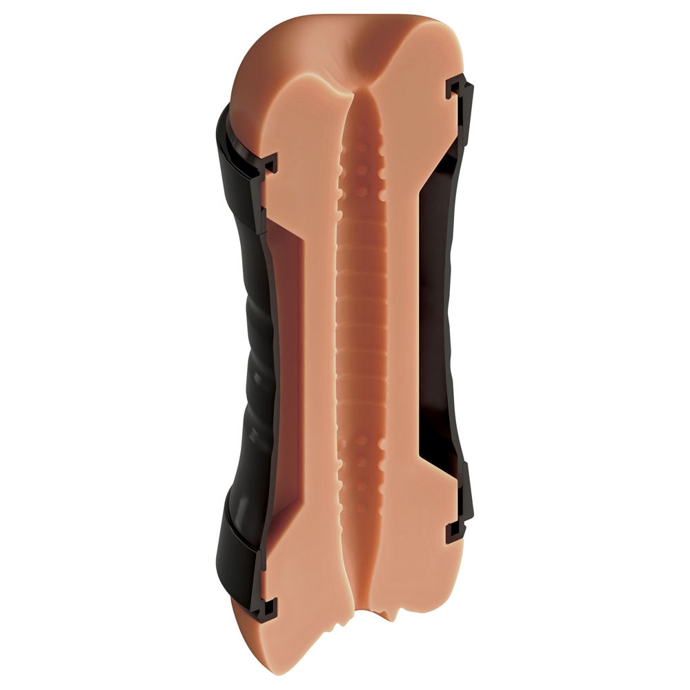 Pdx Wet Pussies Super Flip A Pussy Over Dual Ended Stroker Vagina And Ass > Sex Toys For Men > Masturbators > Manual