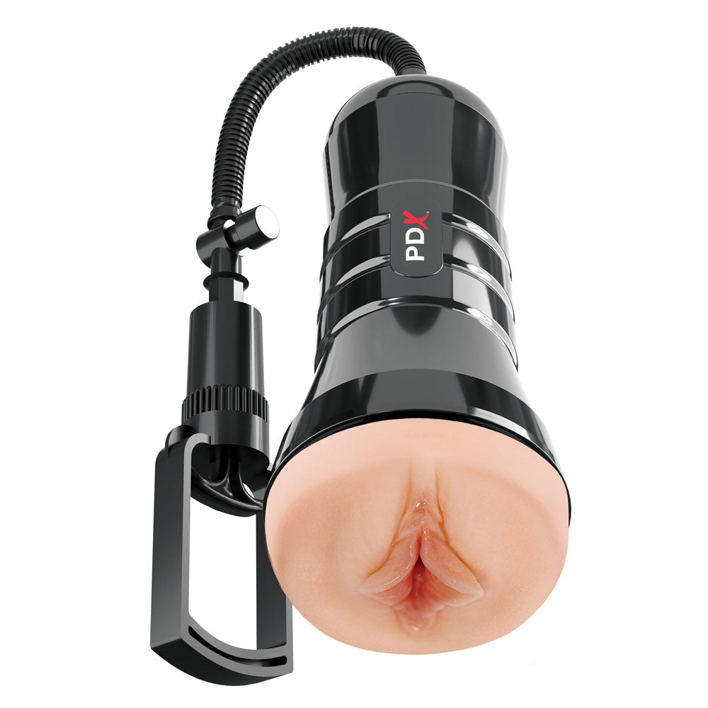 PDX Wet Pussies Super Sucker XXL – Suction Pump Vagina Stroker > Sex Toys For Men > Masturbators > Manual