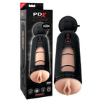 PDX Elite Vibrating Mega Milker – Rechargeable Powered Stroker Vibrator > Sex Toys For Men > Masturbators > Vibrating