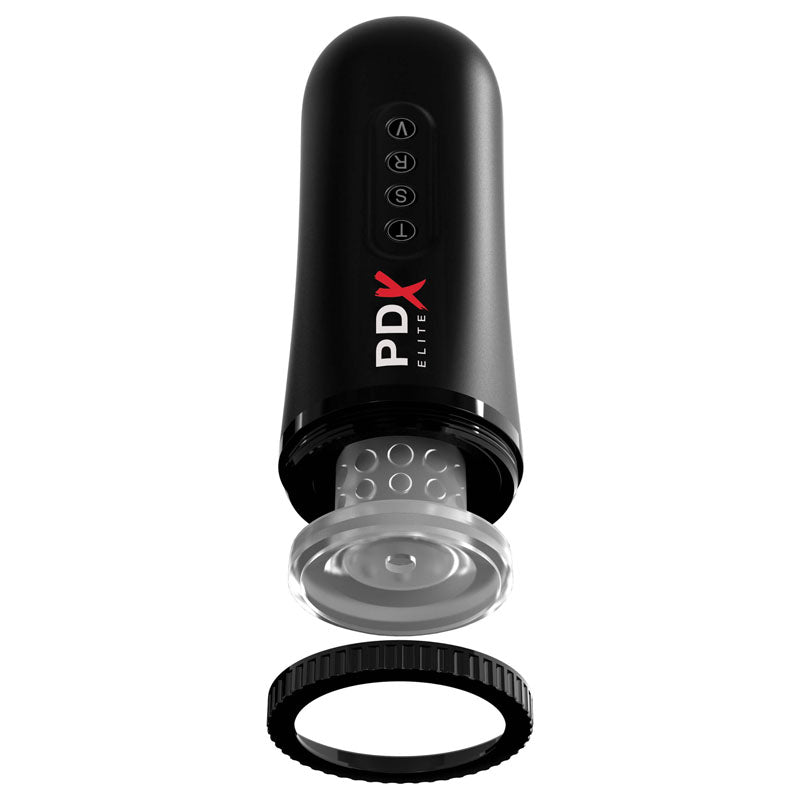 Pipedream Extreme Toyz Elite Moto Blower Black Powered Masturbator Strokers - Auto