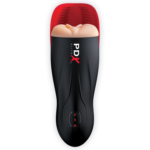 Pipedream Extreme Toys Elite Fuck-O-Matic USB Rechargeable Sucking Masturbator Strokers - Auto