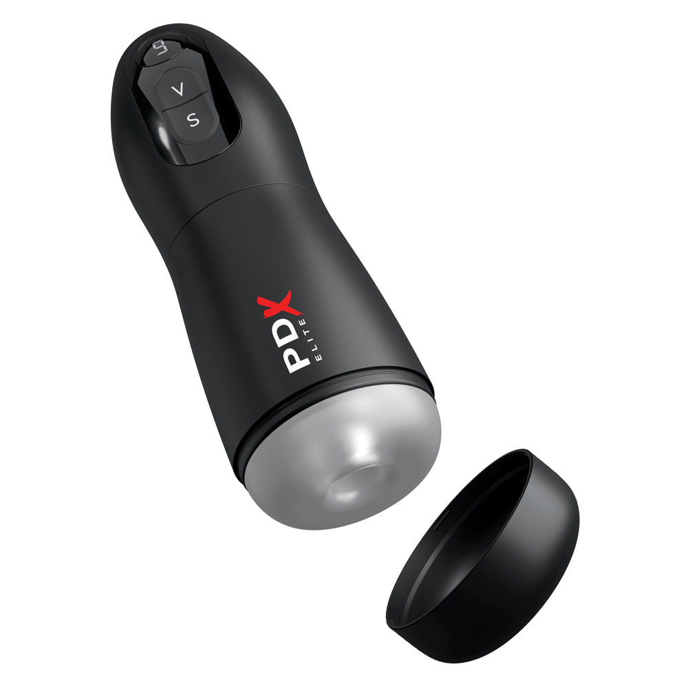 PDX Elite Suck O Matic – Suction and Vibration Stroker > Sex Toys For Men > Masturbators > Vibrating