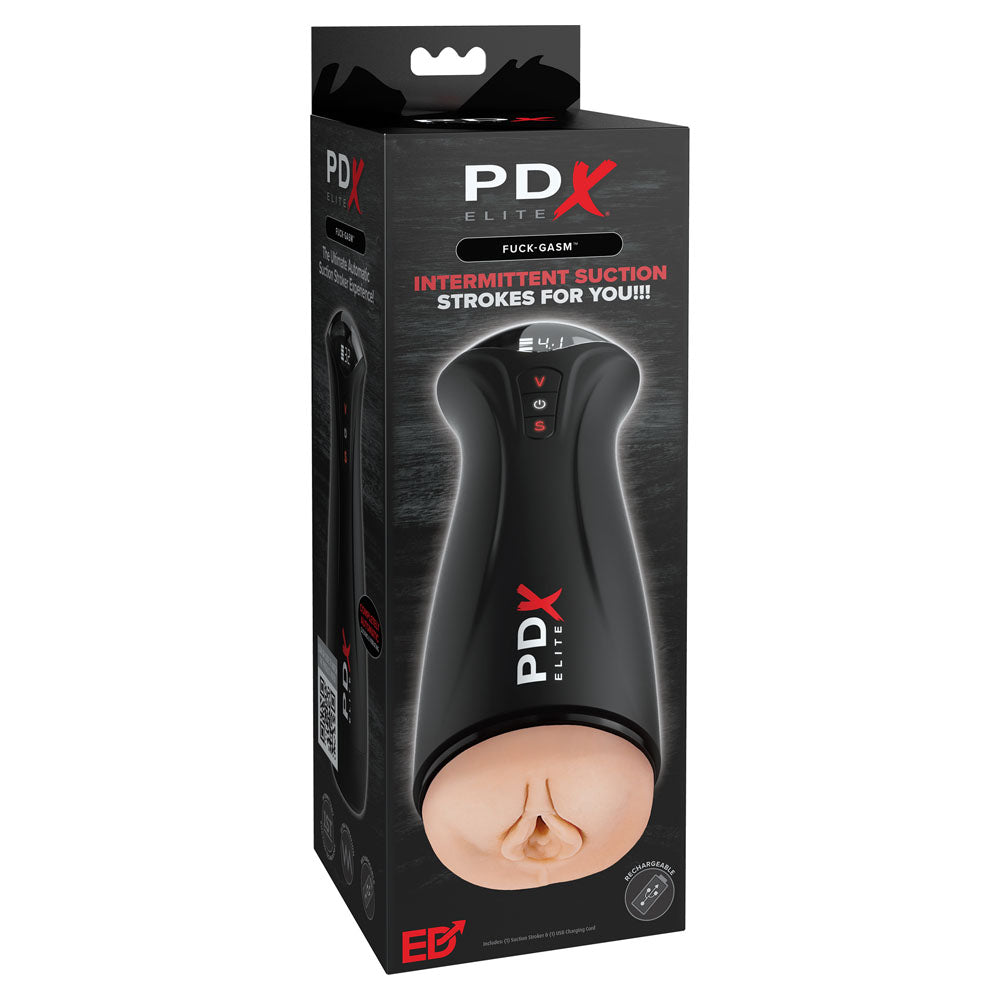PDX Elite Fuck-Gasm USB Rechargeable Auto Stroker Strokers - Manual