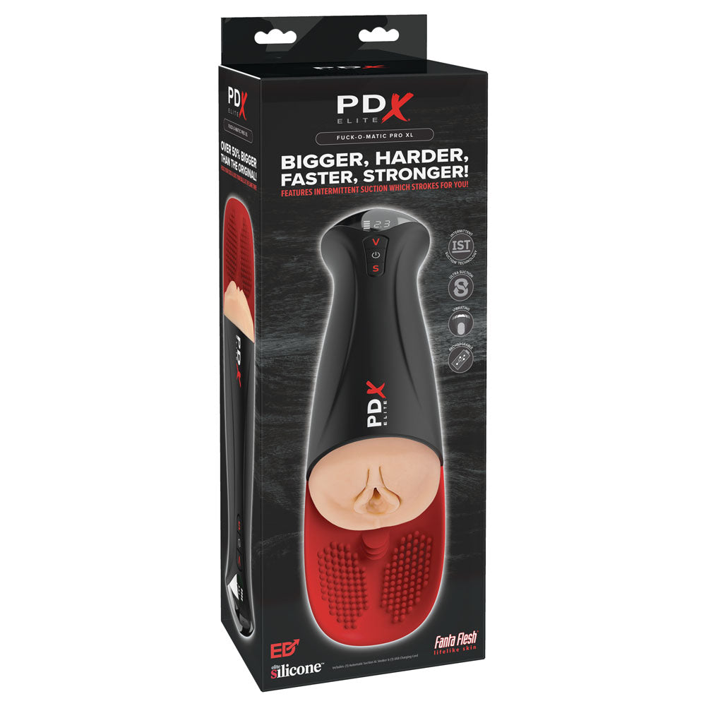 PDX Elite Fap-O-Matic Pro XL – USB Rechargeable Auto Stroker > Sex Toys For Men > Masturbators Premium