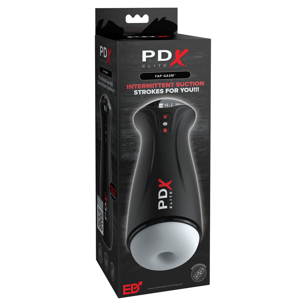 PDX Elite Fuck-Gasm 9.7 Inch USB Rechargeable Auto Stroker Strokers - Manual