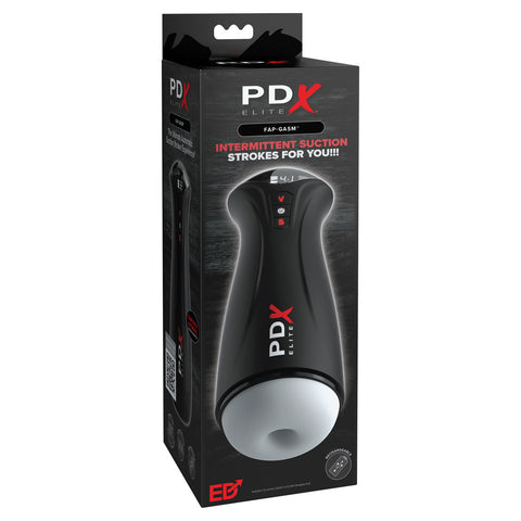 PDX Elite Fuck-Gasm 9.7 Inch USB Rechargeable Auto Stroker Strokers - Manual
