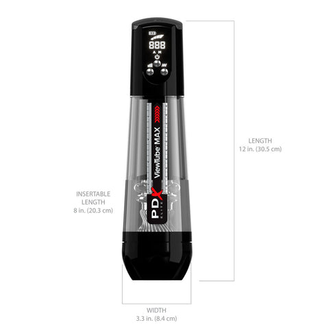 Pdx Elite Viewtube Max Clear Suction Auto Stroker Strokers - Auto