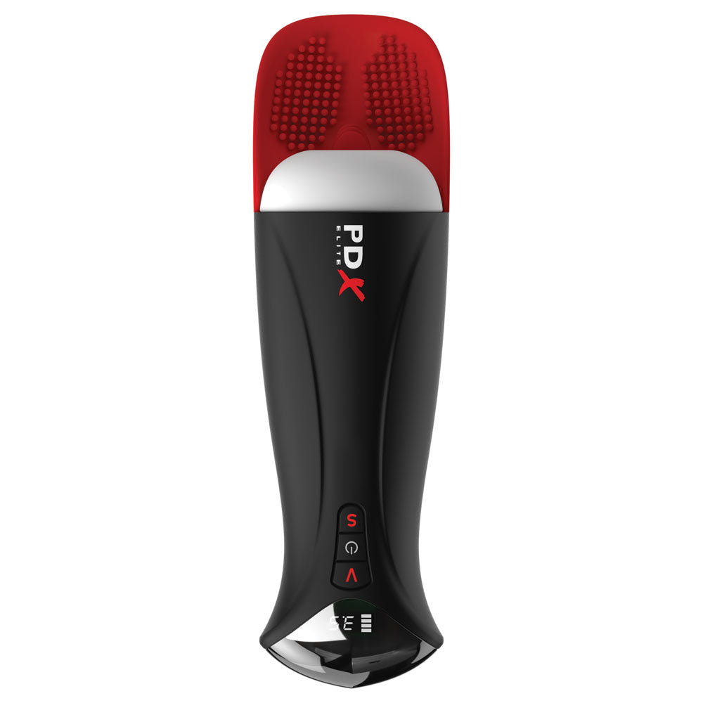 Pdx Elite Fap-O-Matic Pro Xl Red Usb Rechargeable Auto Stroker Strokers - Auto