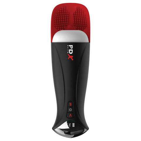 Pdx Elite Fap-O-Matic Pro Xl Red Usb Rechargeable Auto Stroker Strokers - Auto