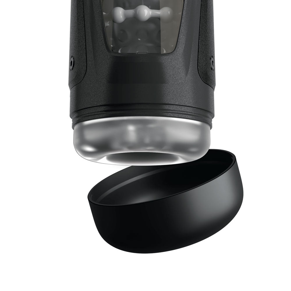 PDX Elite Moto-Bator Pro – USB Rechargeable Auto Stroker with Thrusting, Vibration, and Warming Functions > Sex Toys For Men > Masturbators Premium