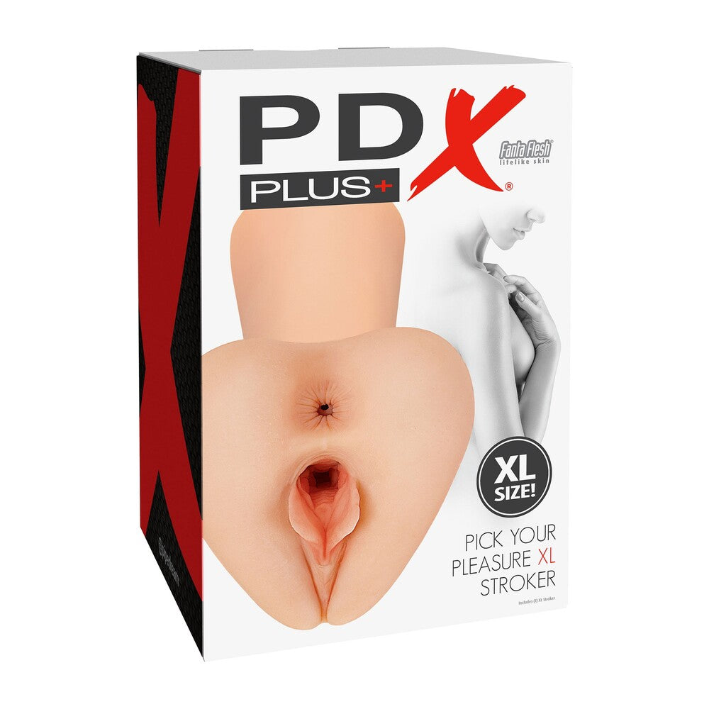 Pipedream PDX Plus Pick Your Pleasure XL – Large Stroker > Sex Toys For Men > Masturbators > Manual