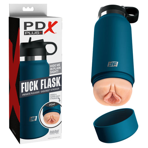 Pdx Plus Fuck Flask Private Pleaser Discreet Stroker Blue Strokers - Manual