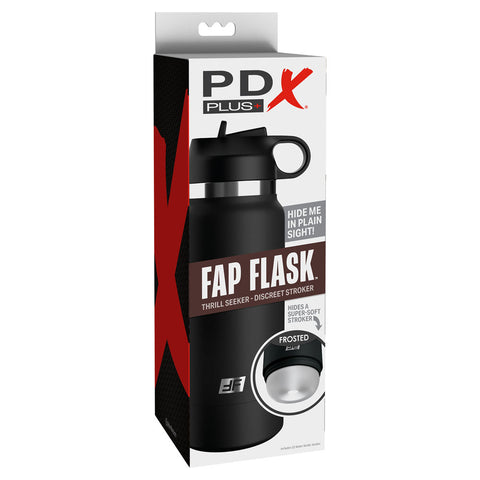 Pdx Plus Fap Flask Thrill Seeker Frosted Discreet Stroker Strokers - Manual