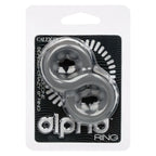 Alpha Crazy 8 Beaded Ring – Liquid Silicone Enhancer Gray > Cock Ring > Single