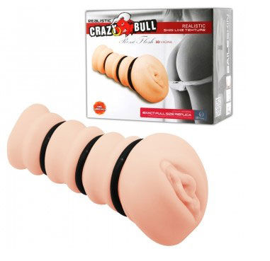 Ressi Flesh 3D Vagina (White) – Realistic Masturbator Sleeve White > Sex Toys For Men > Masturbators > Manual