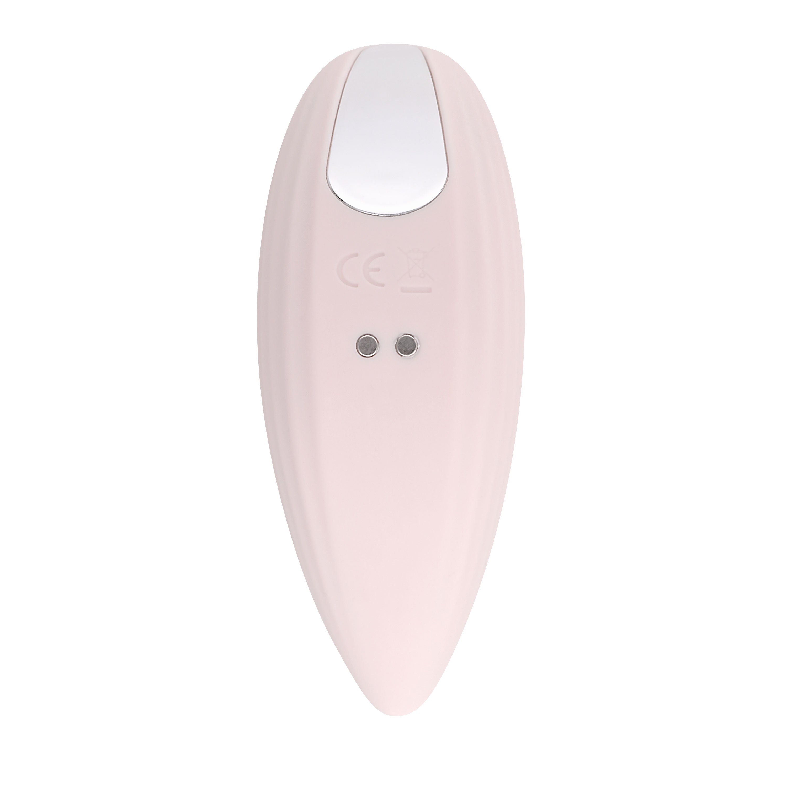 Playboy Pleasure Palm Vibrator In Soft Light Pink Silicone Vibrators