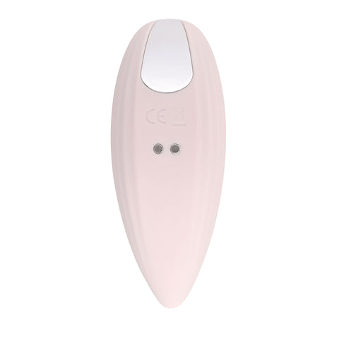 Playboy Pleasure Palm Vibrator In Soft Light Pink Silicone Vibrators