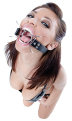 Fetish Fantasy Extreme Spider Gag – Steel Ring Wide-Open Gag Clear > Bondage Gear > Gags and Bits